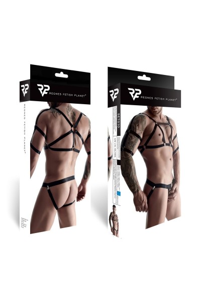 Ensemble harnais et jockstrap ouvert - Regnes