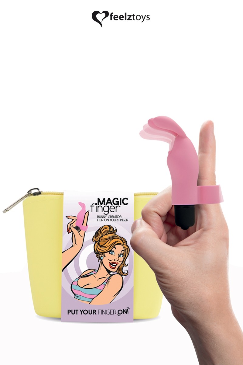 Doigt vibrant Magic Finger rose - FeelzToys