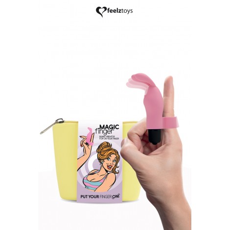 Doigt vibrant Magic Finger rose - FeelzToys