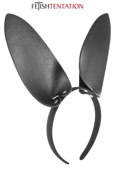 Oreilles de lapin en simili cuir - Fetish Tentation