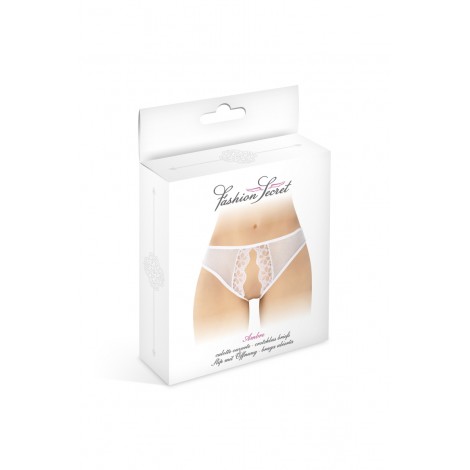 Culotte blanche ouverte Ambre - Fashion Secret