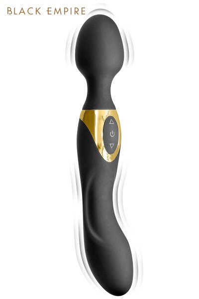 Vibromasseur wand 2 en 1 My Goddess - Black Empire