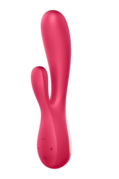 Vibro Rabbit connecté Mono Flex Rouge - Satisfyer