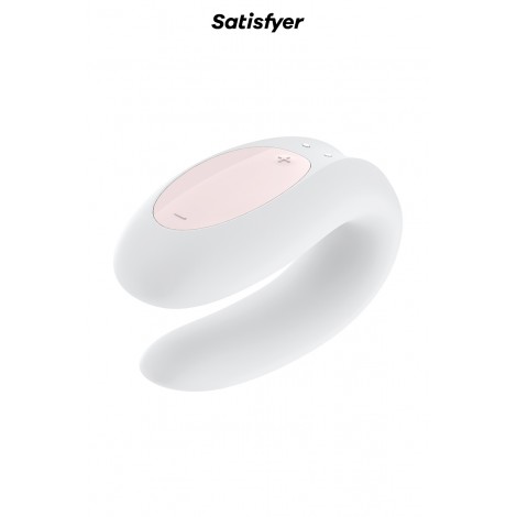 Stimulateur Double Joy blanc - Satisfyer