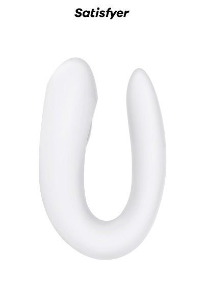 Stimulateur Double Joy blanc - Satisfyer