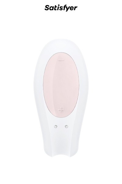 Stimulateur Double Joy blanc - Satisfyer