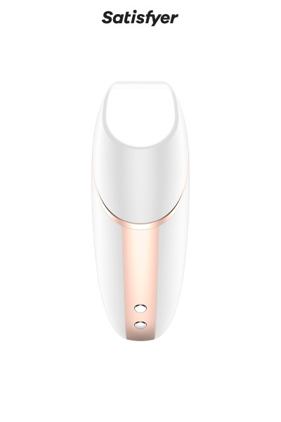 Stimulateur clitoridien connecté Love triangle blanc - Satisfyer