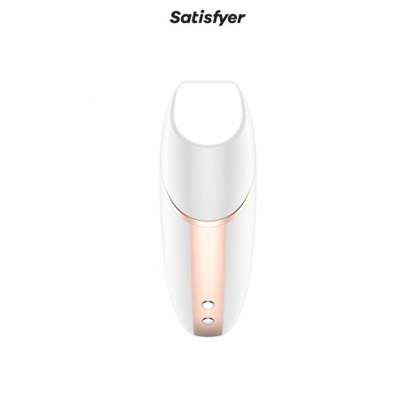 Stimulateur clitoridien connecté Love triangle blanc - Satisfyer