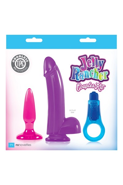 Kit 3 sextoys pour couple Jelly Rancher