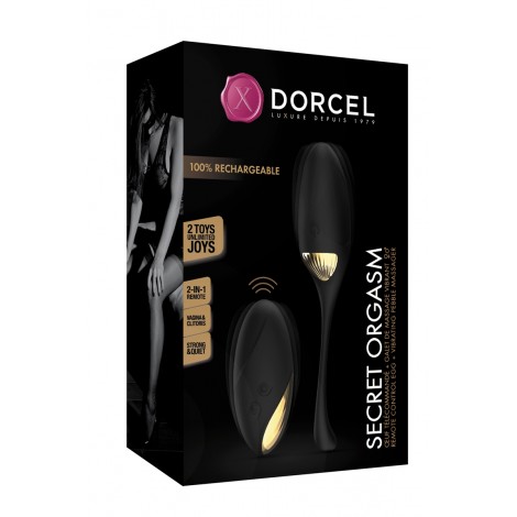 Sextoy 2 en 1 Secret Orgasm - Dorcel