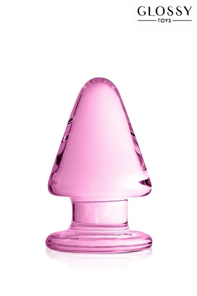 Plug anal verre Glossy Toys n° 23 Pink