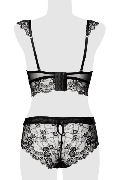 Ensemble culotte et balconnet dentelle - Grey Velvet