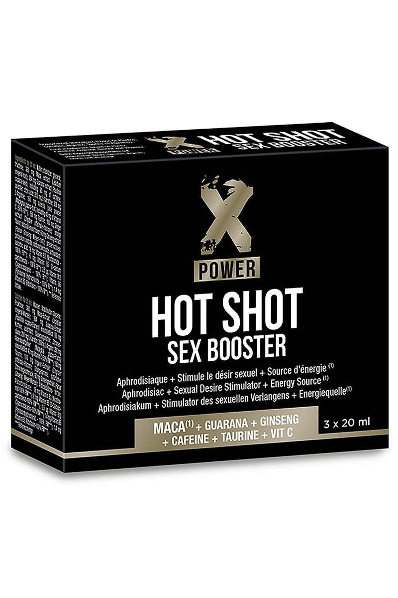 Hot Shot Sex Booster (3 x 20 ml) - XPOWER