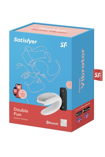 Stimulateur Double Fun blanc - Satisfyer