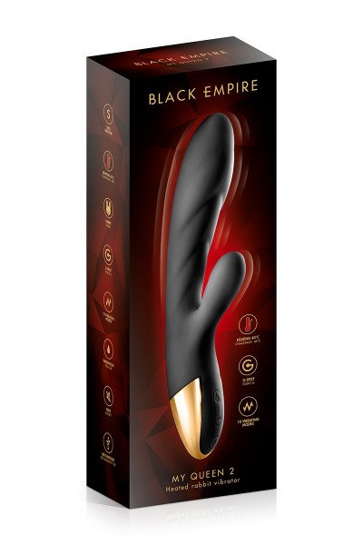 Vibromasseur chauffant My Queen 2 - Black Empire