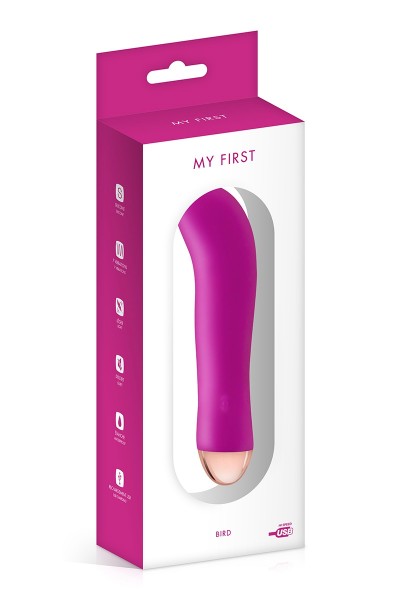 Vibromasseur rechargeable Bird rose - My First