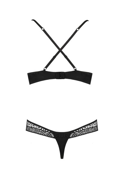 Ensemble Scarlet Bikini noir - Passion