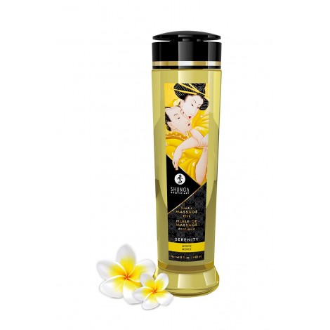 Huile de massage parfum monoï - Shunga