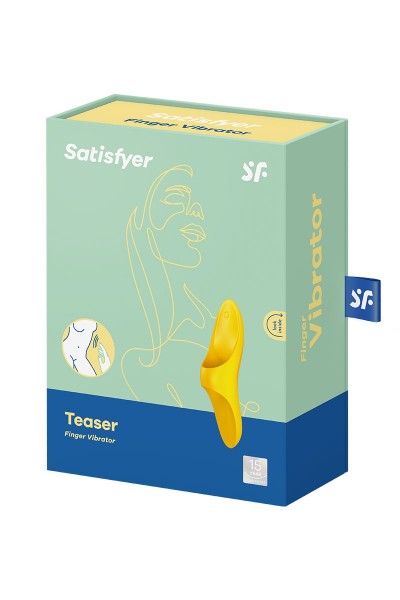 Doigt vibrant Teaser jaune - Satisfyer