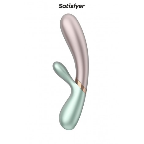 Rabbit chauffant Hot Lover menthe beige - Satisfyer