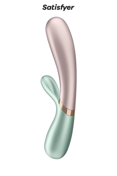 Rabbit chauffant Hot Lover menthe beige - Satisfyer