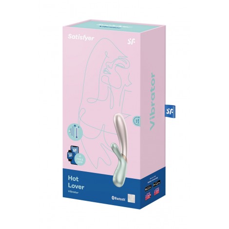 Rabbit chauffant Hot Lover menthe beige - Satisfyer