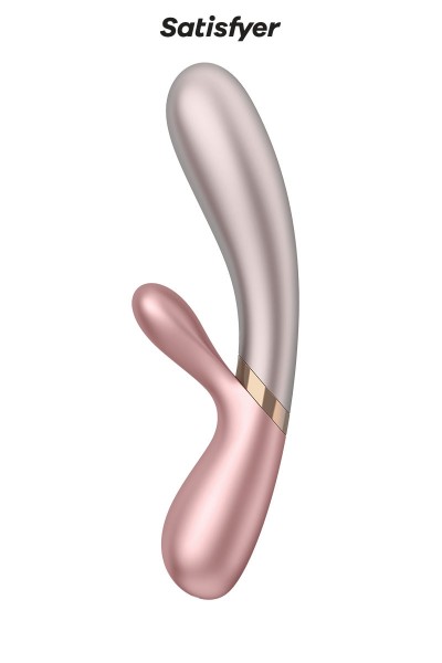 Rabbit chauffant Hot Lover rose beige - Satisfyer