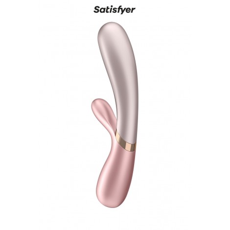 Rabbit chauffant Hot Lover rose beige - Satisfyer