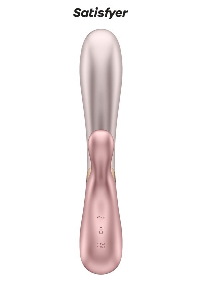 Rabbit chauffant Hot Lover rose beige - Satisfyer