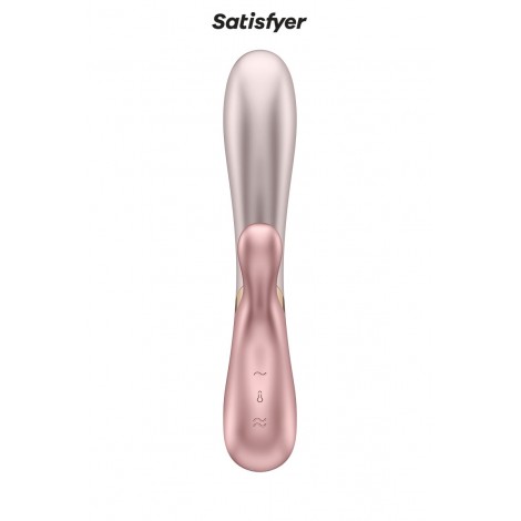 Rabbit chauffant Hot Lover rose beige - Satisfyer