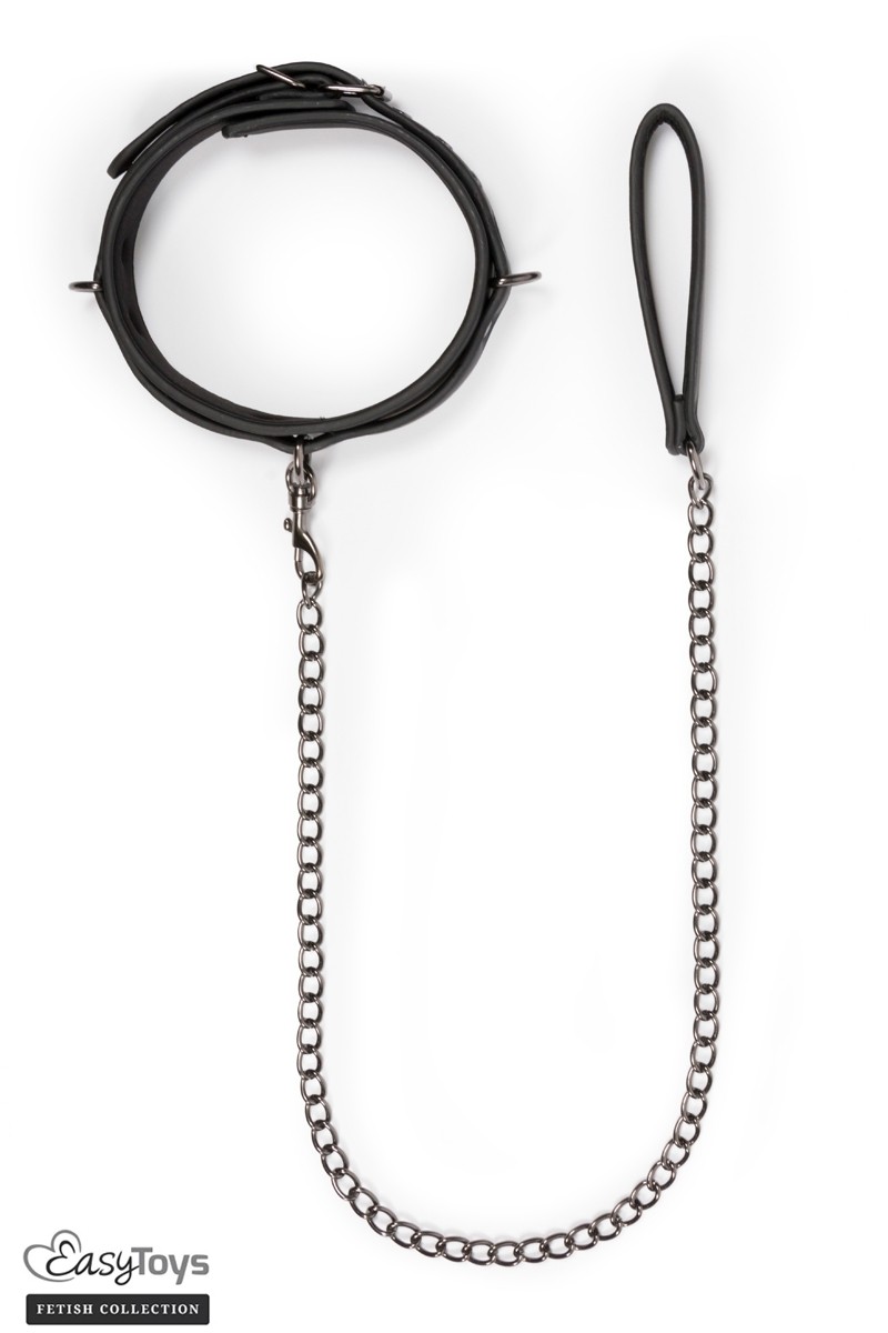 Collier fétichiste et laisse - Easytoys Fetish Collection