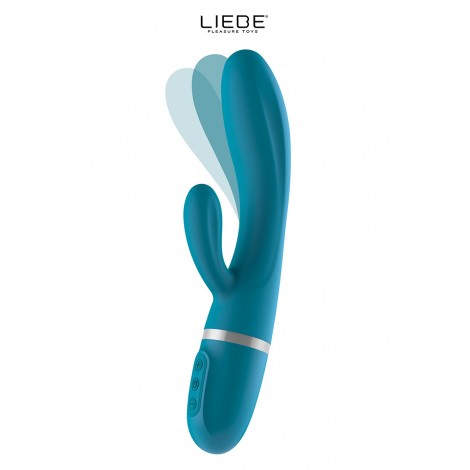 Vibro Rabbit flexible Bend It Plus - bleu