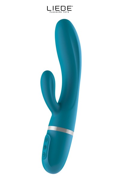 Vibro Rabbit flexible Bend It Plus - bleu