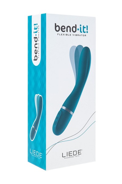 Vibromasseur flexible Bend It - bleu