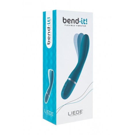 Vibromasseur flexible Bend It - bleu