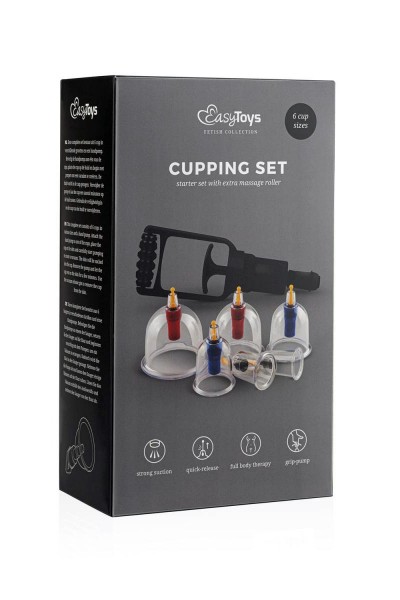 Coffret 6 ventouses Cupping Set - EasyToys Fetish Collection