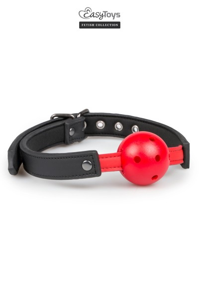 Gagged Ball avec balle rouge - EasyToys Fetish Collection