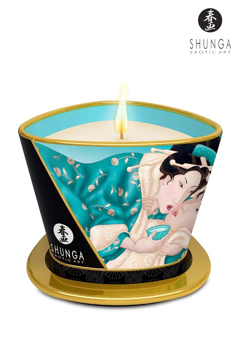 Bougie à massage parfum Fleurs des Iles - Shunga