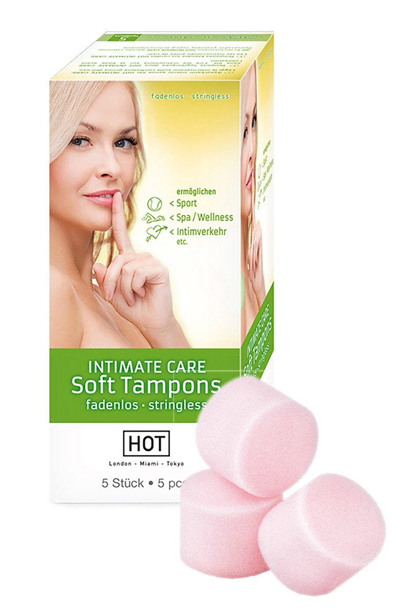 5 soft Tampons intimes - HOT