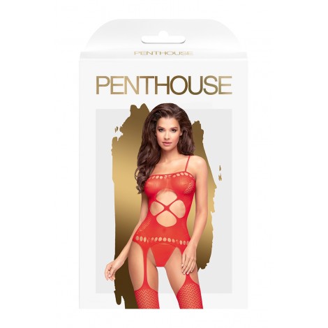 Combinaison Hot Nightfall Rouge - Penthouse