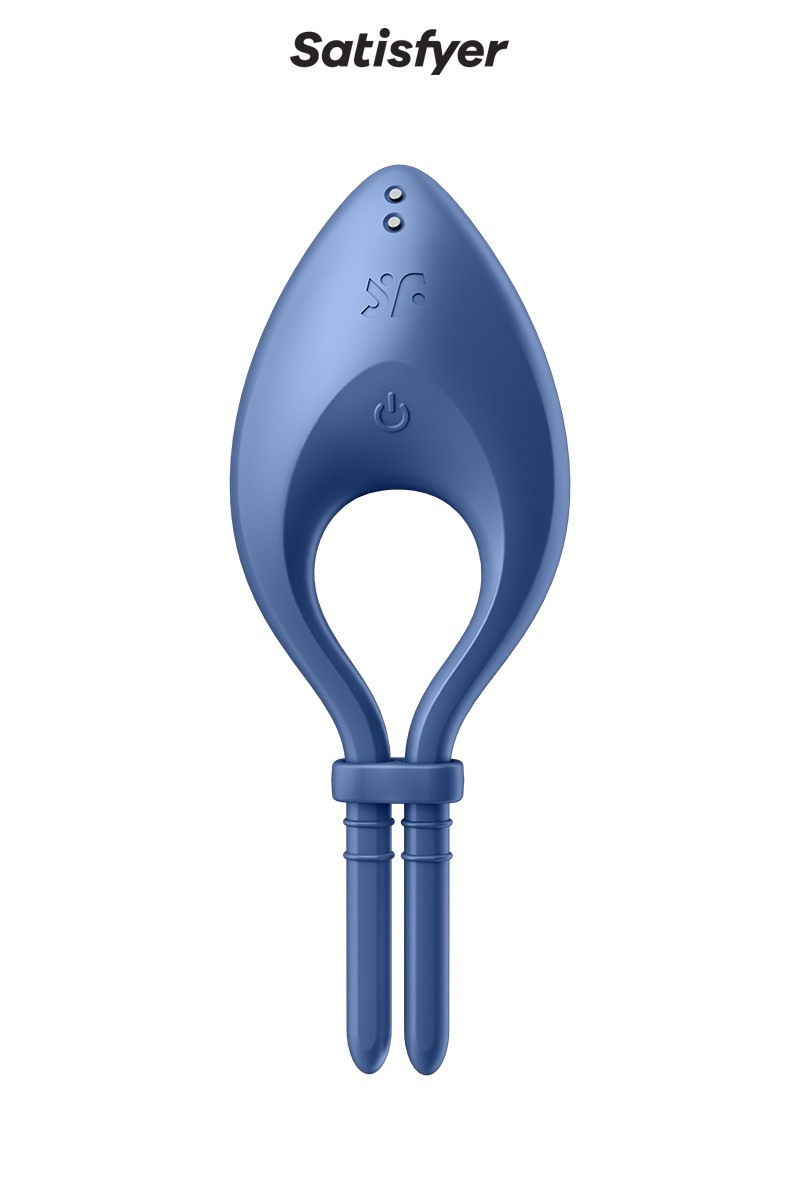 Cockring connecté Bullseye bleu - Satisfyer