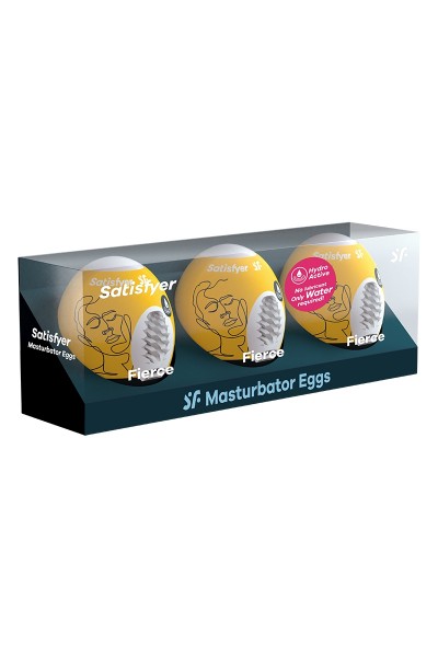 3 Masturbateurs Eggs Fierce - Satisfyer